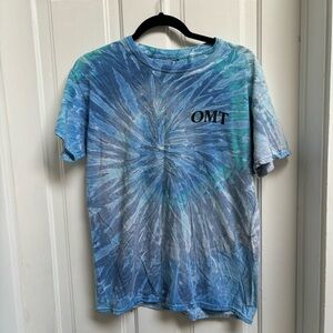 Blue Tie-Dye One More Time Marching Band T-Shirt Size Large